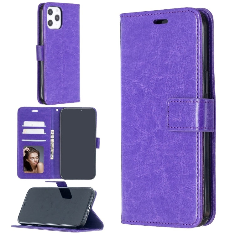 Crazy Horse Texture Horizontal Flip Leather Case with Holder & Card Slots & Wallet & Photo Frame for iPhone 13 Pro, For iPhone 13 Pro