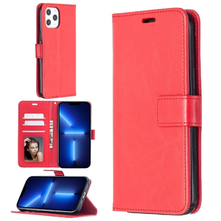 Crazy Horse Texture Horizontal Flip Leather Case with Holder & Card Slots & Wallet & Photo Frame for iPhone 13 Pro Max, For iPhone 13 Pro Max