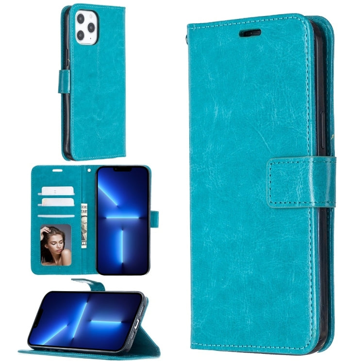 Crazy Horse Texture Horizontal Flip Leather Case with Holder & Card Slots & Wallet & Photo Frame for iPhone 13 Pro Max, For iPhone 13 Pro Max