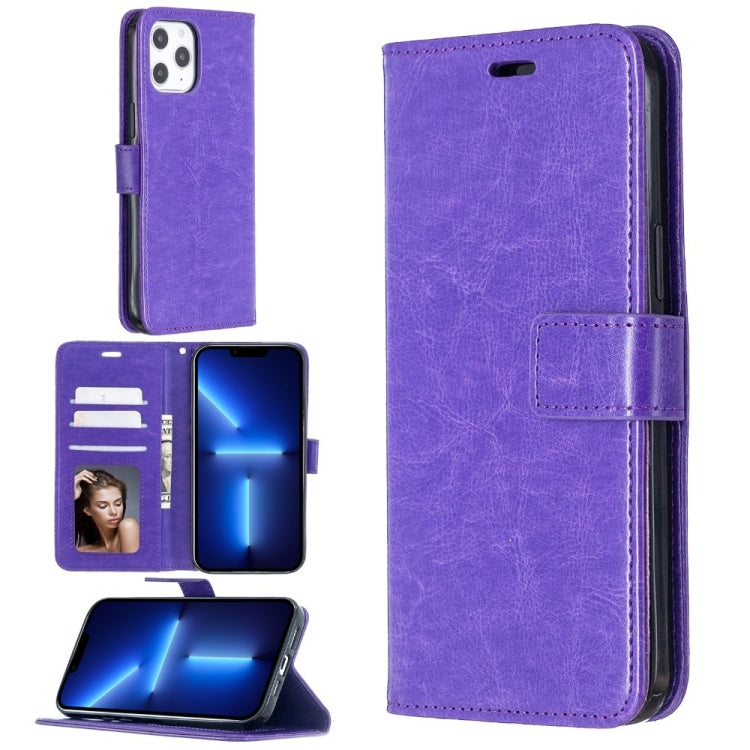 Crazy Horse Texture Horizontal Flip Leather Case with Holder & Card Slots & Wallet & Photo Frame for iPhone 13 Pro Max, For iPhone 13 Pro Max
