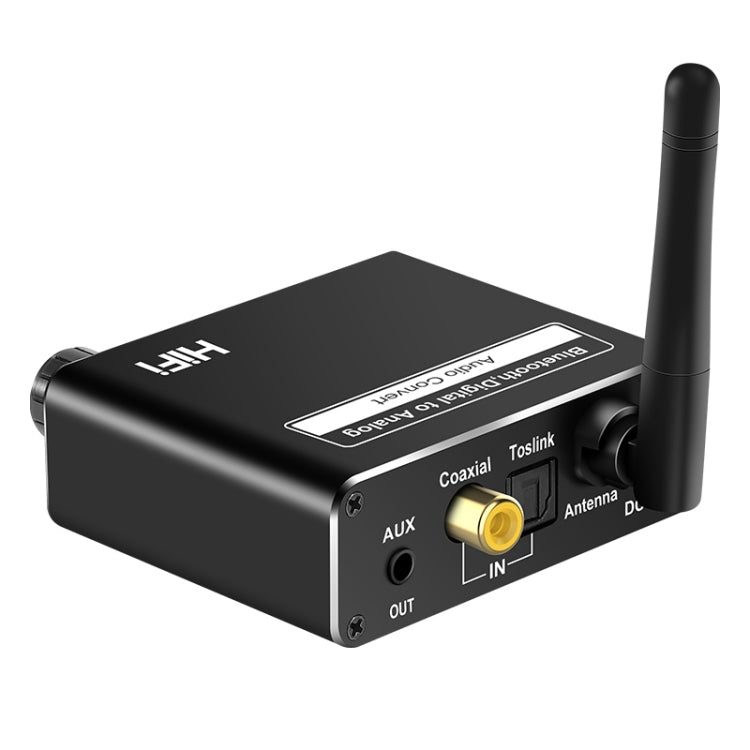 D18 Bluetooth Digital Audio Receiver with 3.5MM Jack to Analog Converter USB Player Adapter