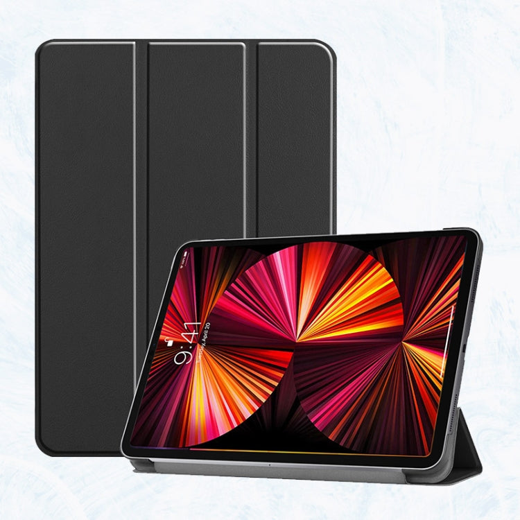 Étui en cuir PU antichoc ENKAY 3 volets avec support et fonction veille/réveil pour iPad Pro 11 (2021/2020) et iPad Pro 11 (2022/2021/2020)