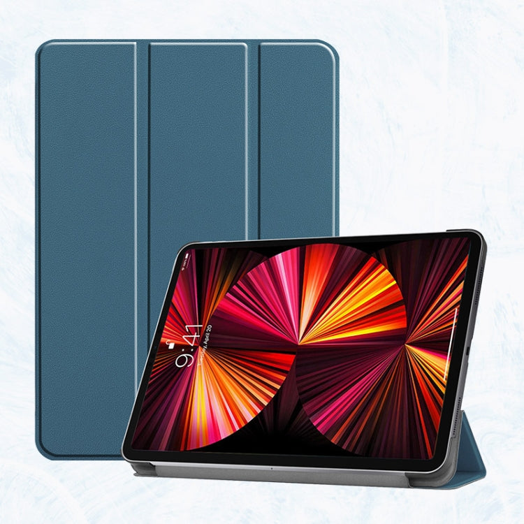 Étui en cuir PU antichoc ENKAY 3 volets avec support et fonction veille/réveil pour iPad Pro 11 (2021/2020) et iPad Pro 11 (2022/2021/2020)