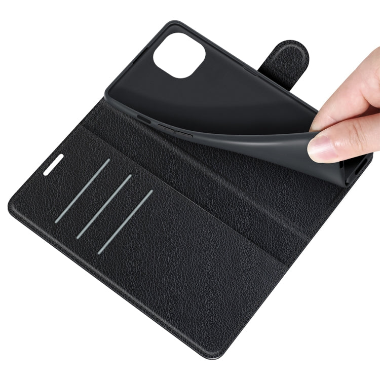For iPhone 13 Litchi Texture Horizontal Flip Protective Case with Holder & Card Slots & Wallet, For iPhone 13