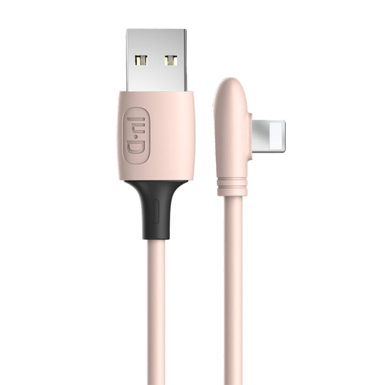 ENKAY Hat-Prince ENK-CB210 2.4A USB to 8 Pin 90 Degree Elbow Silicone Data Sync Fast Charging Cable, Cable Length: 1.2m, 1.2m 2.4A Elbow