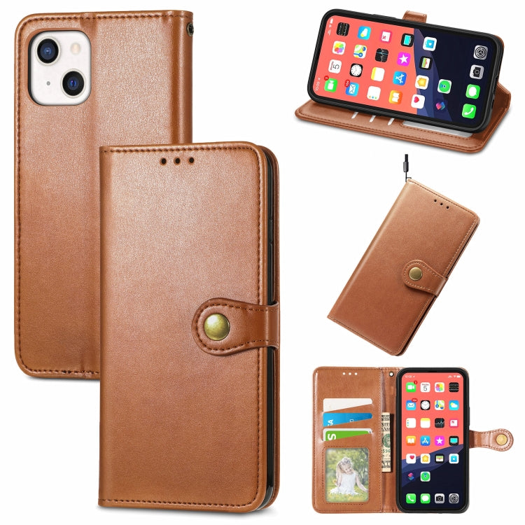 Solid Color Leather Buckle Phone Case with Lanyard & Photo Frame & Card Slot & Wallet & Stand Function
