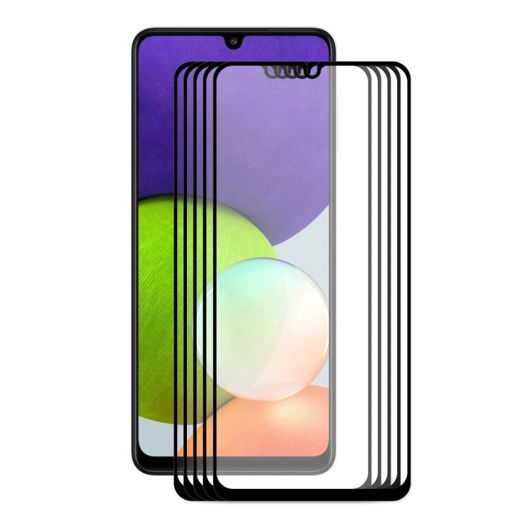 5 PCS ENKAY Hat-Prince Full Glue 0.26mm 9H 2.5D Tempered Glass Screen Protector Full Coverage Film, For Samsung Galaxy A22 4G(5 PCS), For Samsung Galaxy A22 5G(5 PCS), For Samsung Galaxy F22(5 PCS), For Honor 50 SE (5 PCS)������������������������������...