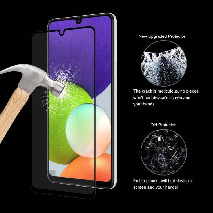 5 PCS ENKAY Hat-Prince Full Glue 0.26mm 9H 2.5D Tempered Glass Screen Protector Full Coverage Film, For Samsung Galaxy A22 4G(5 PCS), For Samsung Galaxy A22 5G(5 PCS), For Samsung Galaxy F22(5 PCS), For Honor 50 SE (5 PCS)������������������������������...