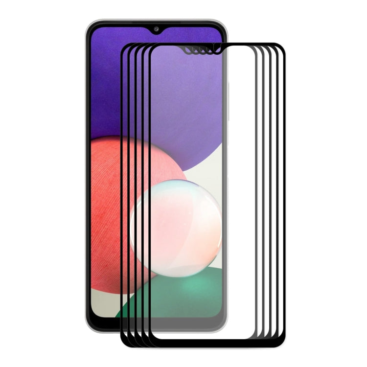 5 PCS ENKAY Hat-Prince Full Glue 0.26mm 9H 2.5D Tempered Glass Screen Protector Full Coverage Film, For Samsung Galaxy A22 4G(5 PCS), For Samsung Galaxy A22 5G(5 PCS), For Samsung Galaxy F22(5 PCS), For Honor 50 SE (5 PCS)������������������������������...