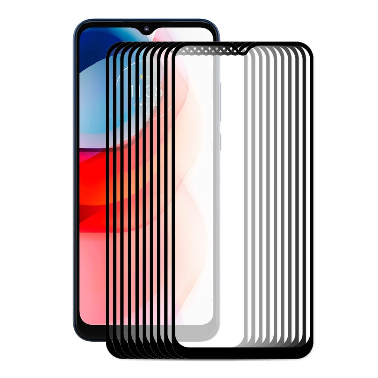 10 PCS ENKAY Hat-Prince Full Glue 0.26mm 9H 2.5D Tempered Glass Screen Protector Full Coverage Film, For Samsung Galaxy A22 4G, For Samsung Galaxy A22 5G, For Samsung Galaxy F22 / M22, For Honor 50 SE (10 PCS), For Samsung Galaxy F52 5G /G62 /M62������...