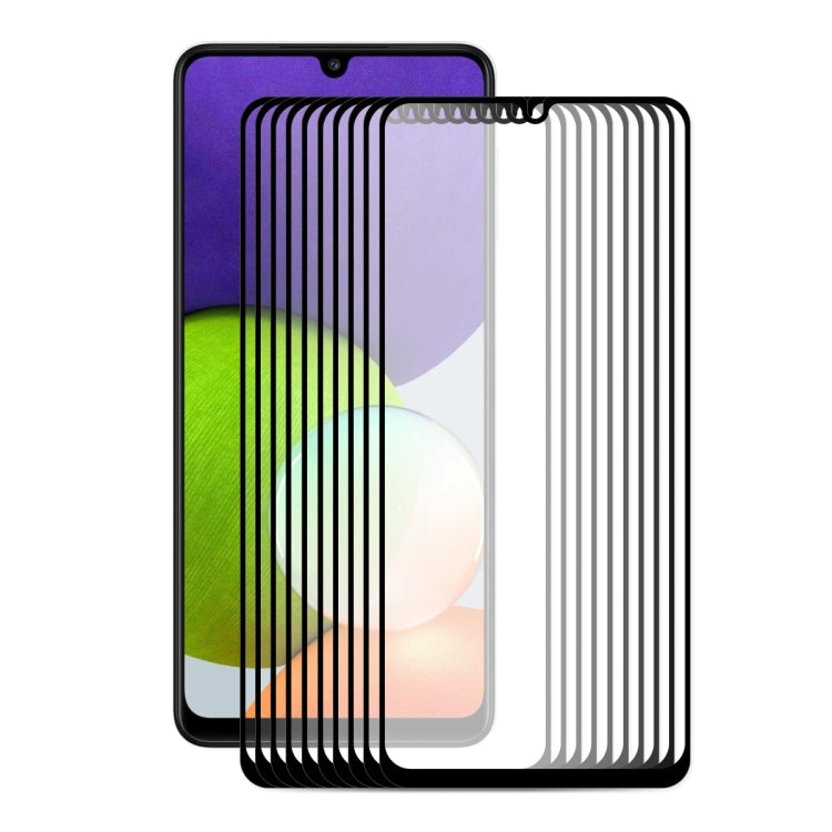 10 PCS ENKAY Hat-Prince Full Glue 0.26mm 9H 2.5D Tempered Glass Screen Protector Full Coverage Film, For Samsung Galaxy A22 4G, For Samsung Galaxy A22 5G, For Samsung Galaxy F22 / M22, For Samsung Galaxy F52 5G /G62 /M62, For Honor 50 SE (10 PCS)      ...