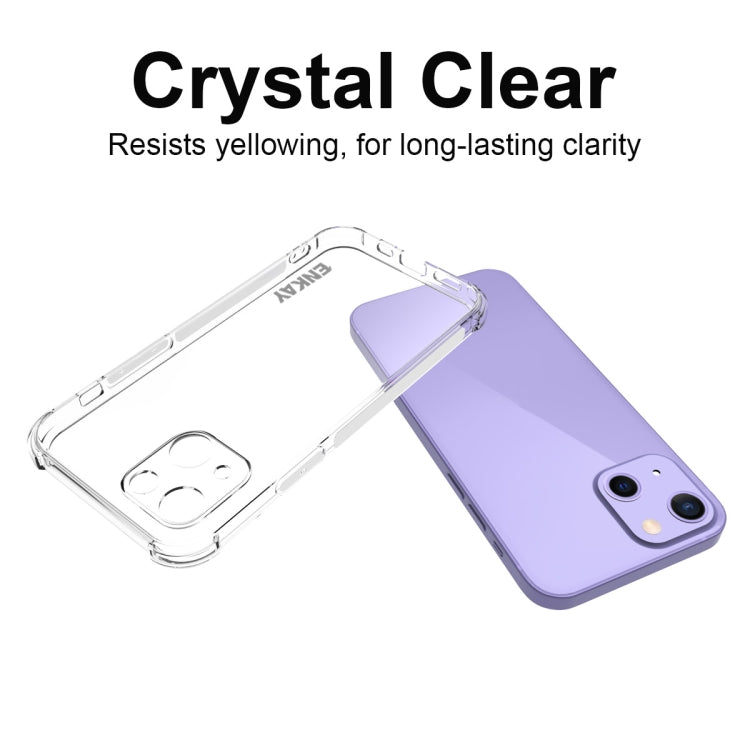 Hat-Prince ENKAY Clear TPU Shockproof Soft Case Drop Protection Cover, For iPhone 13 mini, For iPhone 13, For iPhone 13 Pro, For iPhone 13 Pro Max