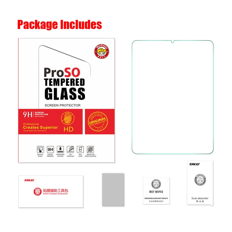 1 PCS ENKAY Hat-Prince 0.33mm Explosion-proof Tempered Glass Protector Anti-Scratch Film for iPad mini 2024 / mini 6, For iPad mini 6 2021(1 PC), For iPad mini 6 2021(2 PCS)