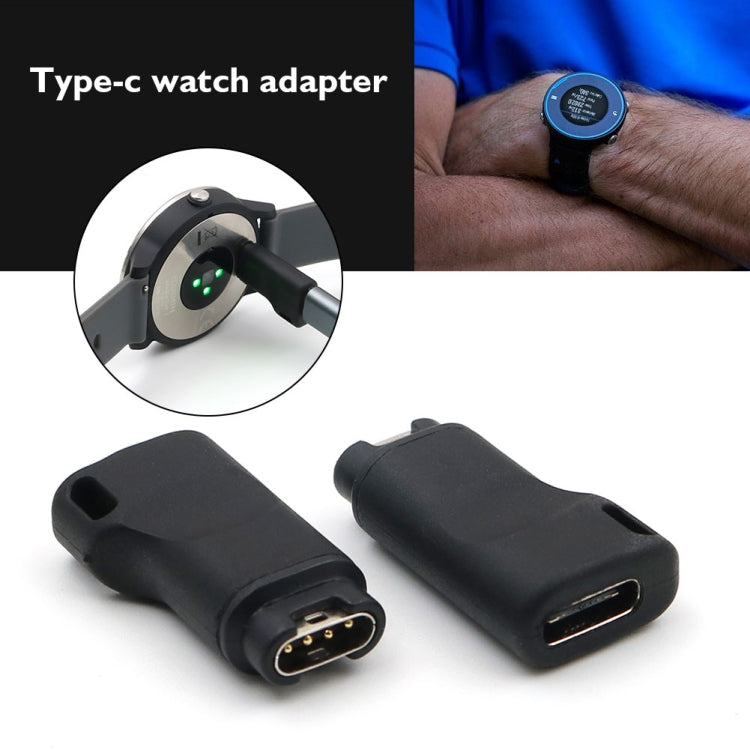 Tête de chargement pour montre connectée avec adaptateur de type C pour Garmin Fenix ​​5 / 5x / 5s / 6 / 6X / 6S Pro / Venu, type C