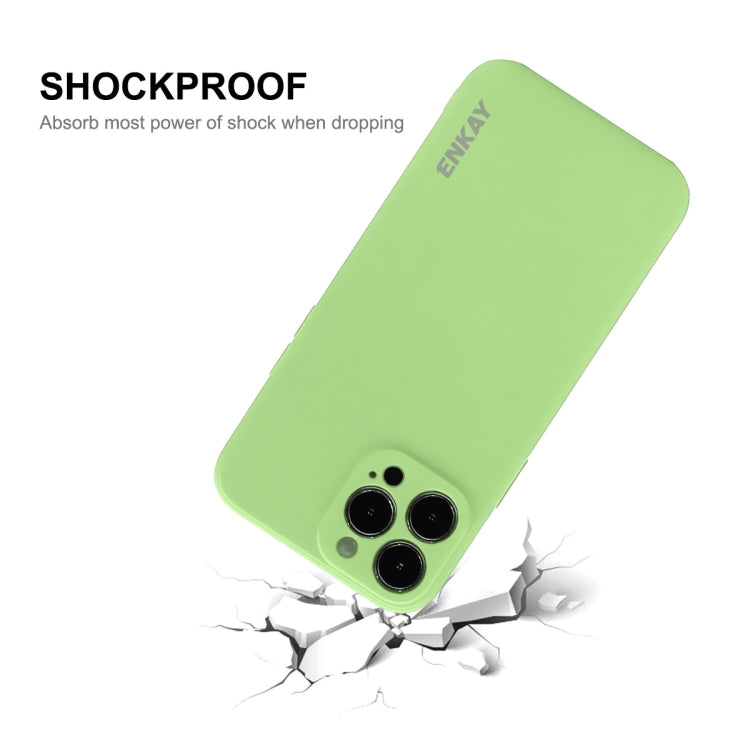 Coque de protection antichoc en silicone liquide Hat-Prince ENKAY pour iPhone 13, pour iPhone 13