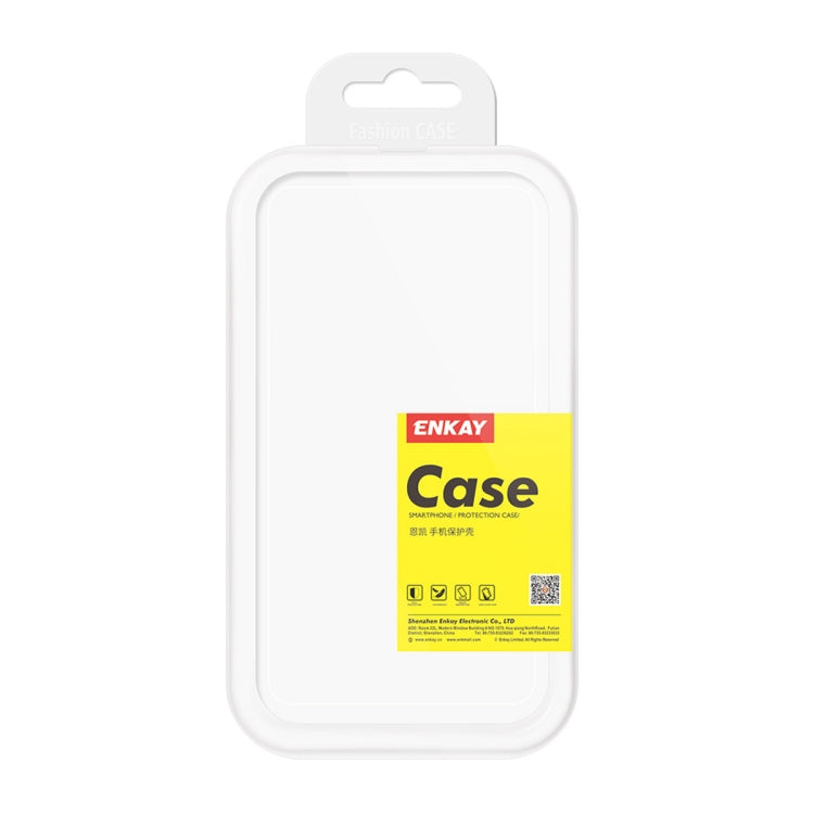 Coque de protection antichoc en silicone liquide Hat-Prince ENKAY + protection d'écran en verre trempé 9H pour iPhone 13 mini