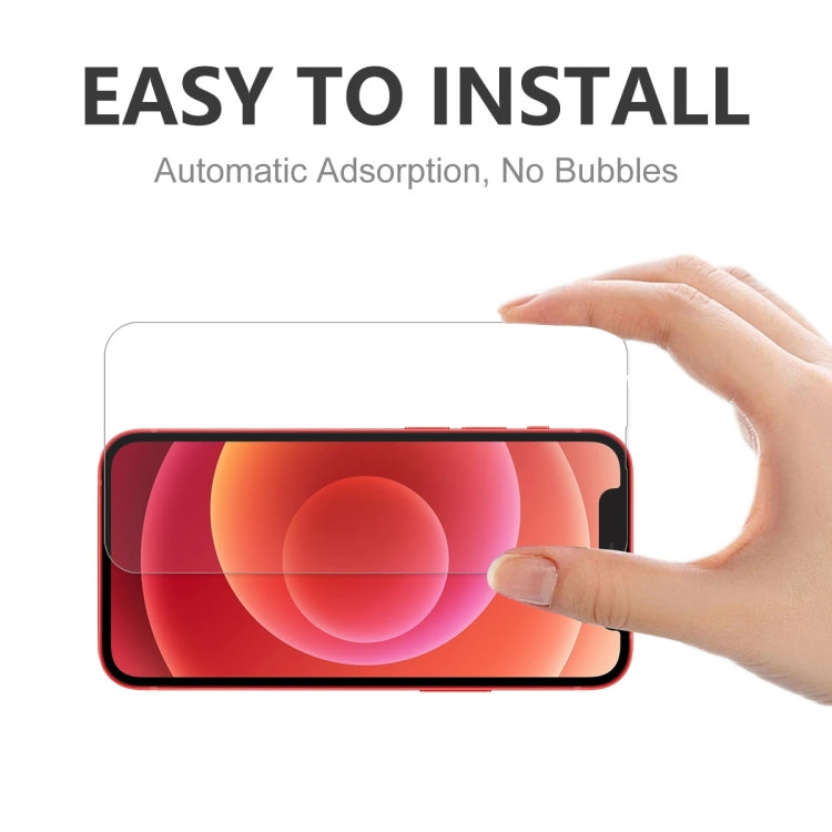 Hat-Prince ENKAY Liquid Silicone Shockproof Protective Case Drop Protection Cover + 9H Tempered Glass Screen Protector for iPhone 13 Pro, For iPhone 13 Pro