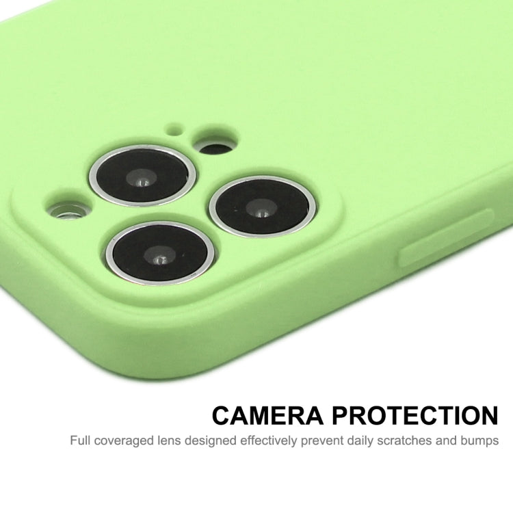 Coque de protection antichoc en silicone liquide Hat-Prince ENKAY + film de protection en verre trempé à couverture complète pour iPhone 13