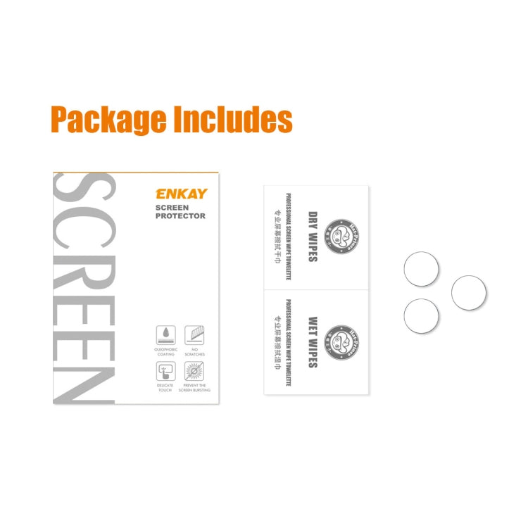 ENKAY Hat-Prince Case Friendly Tempered Glass Camera Lens Film Anti-Scratch Protector for iPhone 13 Pro / 13 Pro Max, 1 Set, 2 Set, 5 Set, 10 Set