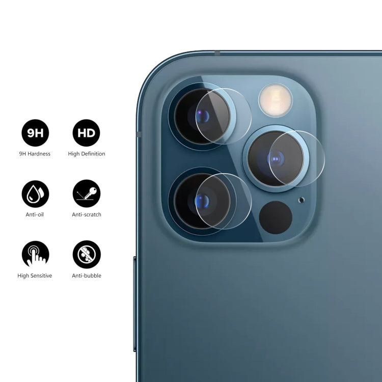 ENKAY Hat-Prince Film de protection en verre trempé anti-rayures pour objectif d'appareil photo pour iPhone 13 Pro/13 Pro Max, compatible avec les coques, 1 lot, 2 lots, 5 lots, 10 lots