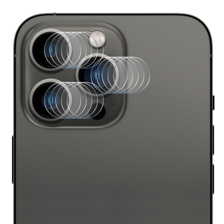 ENKAY Hat-Prince Film de protection en verre trempé anti-rayures pour objectif d'appareil photo pour iPhone 13 Pro/13 Pro Max, compatible avec les coques, 1 lot, 2 lots, 5 lots, 10 lots