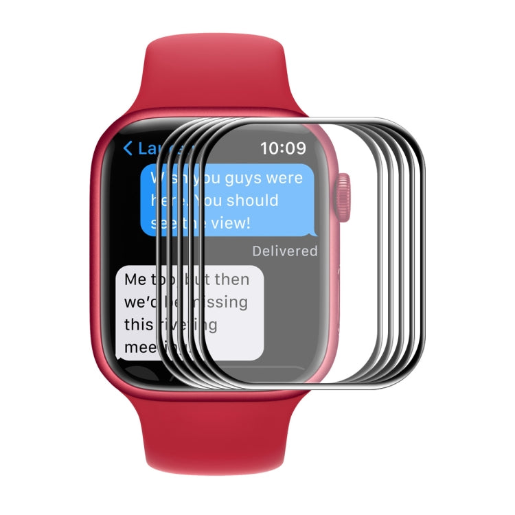 ENKAY Hat-Prince 3D Full Coverage Soft PC Edge + PMMA HD Screen Protector Film For Apple Watch Series 7 45mm, 1 PCS, 2 PCS, 5 PCS, 10 PCS