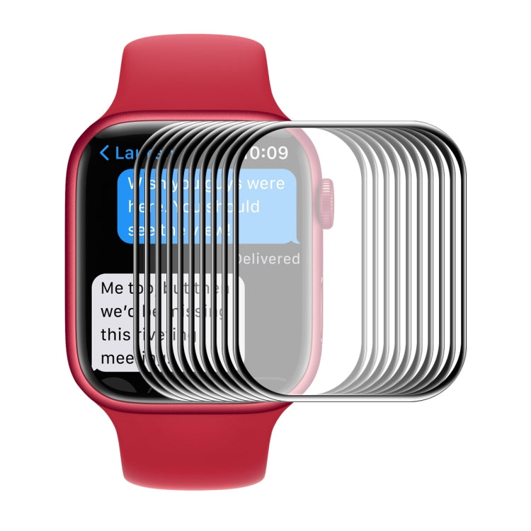 ENKAY Hat-Prince 3D Full Coverage Soft PC Edge + PMMA HD Screen Protector Film For Apple Watch Series 7 45mm, 1 PCS, 2 PCS, 5 PCS, 10 PCS