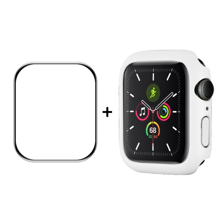 ENKAY Hat-Prince PC Frame + Full Coverage PMMA HD Screen Protector Film for Apple Watch Series 7 41mm