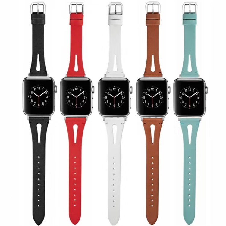 Leather Strap For Apple Watch Series, 7 41mm / 6&SE&5&4 40mm / 3&2&1 38mm, 7 45mm / 6&SE&5&4 44mm / 3&2&1 42mm