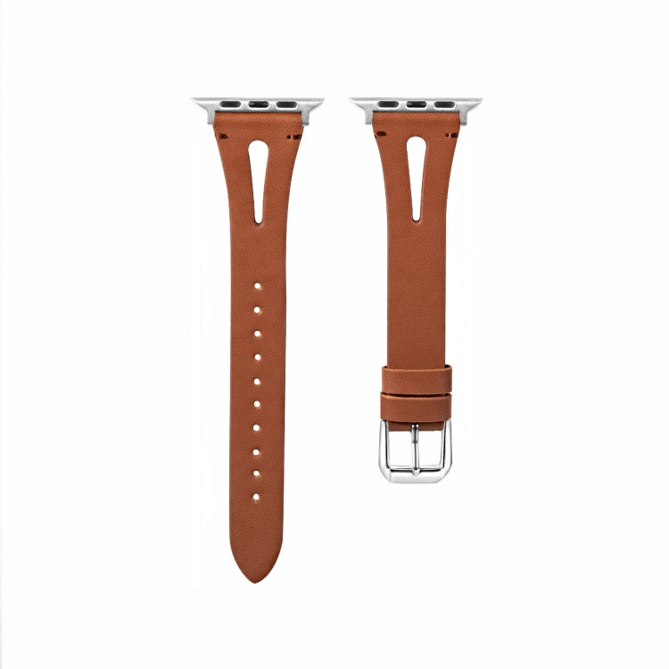 Leather Strap For Apple Watch Series, 7 41mm / 6&SE&5&4 40mm / 3&2&1 38mm, 7 45mm / 6&SE&5&4 44mm / 3&2&1 42mm