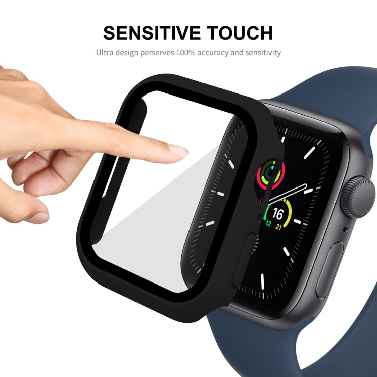 ENKAY Hat-Prince 2 in 1 PC Frame + 9H Tempered Glass Protector Full Coverage Case for Apple Watch Series 7 41mm
