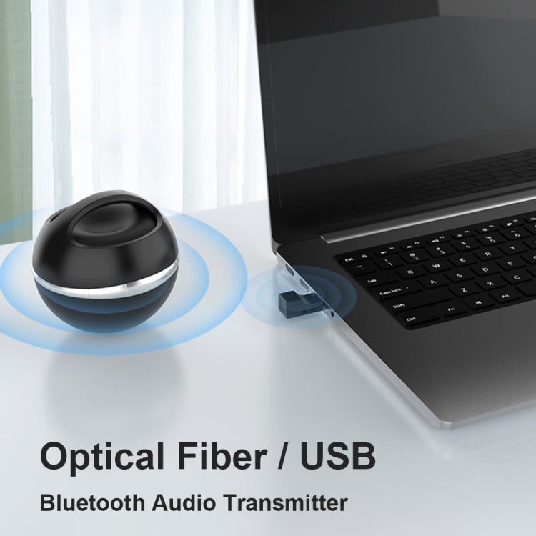 SW03 2 in 1 Bluetooth 5.0 Audio Transmitter USB + SPDIF Low Lantency Optical Wireless Adapter for TV PC