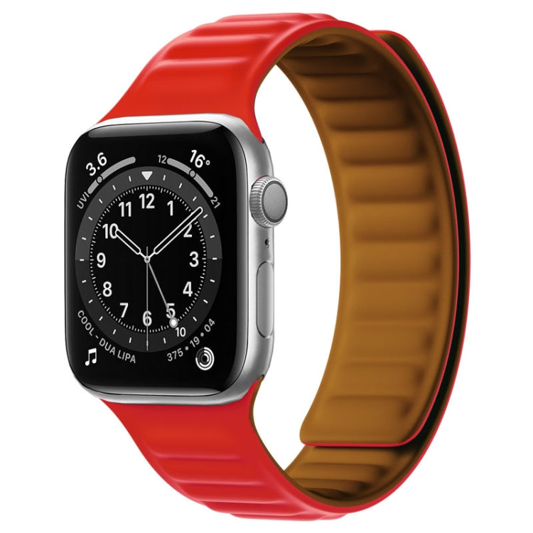Silicone Magnetic Strap Watchband For Apple Watch Series, 7 41mm / 6&SE&5&4 40mm / 3&2&1 38mm