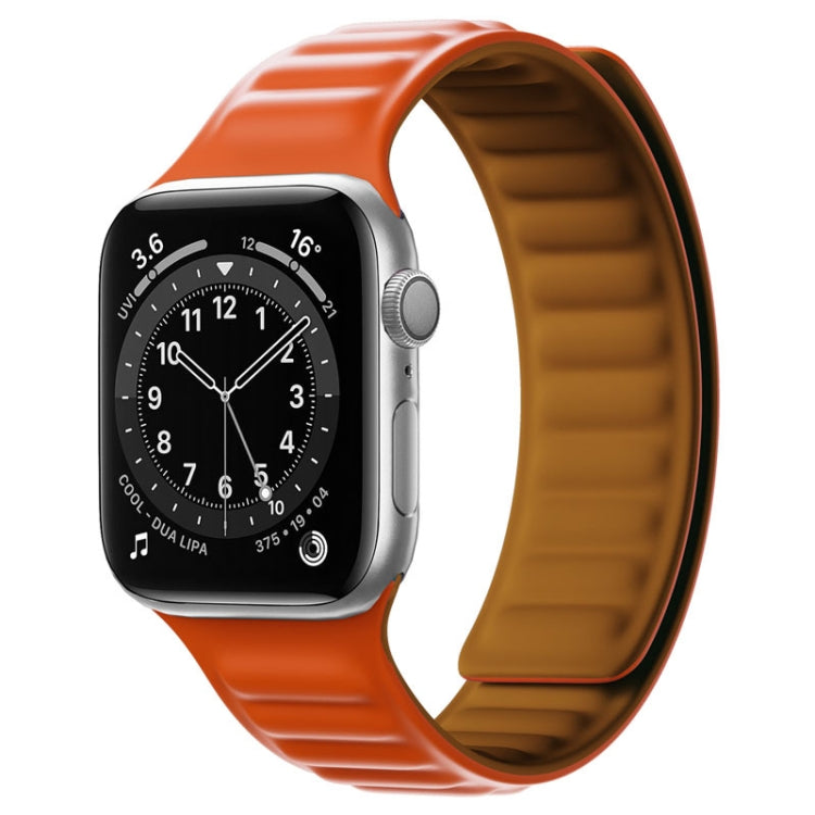 Silicone Magnetic Strap Watchband For Apple Watch Series, 7 41mm / 6&SE&5&4 40mm / 3&2&1 38mm