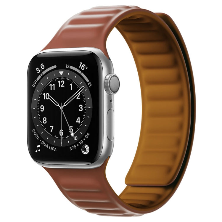 Silicone Magnetic Strap Watchband For Apple Watch Series, 7 41mm / 6&SE&5&4 40mm / 3&2&1 38mm