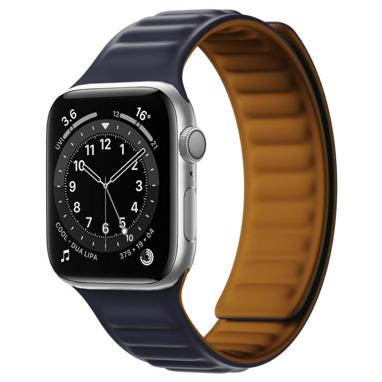 Silicone Magnetic Strap Watchband For Apple Watch Series, 7 45mm / 6&SE&5&4 44mm / 3&2&1 42mm