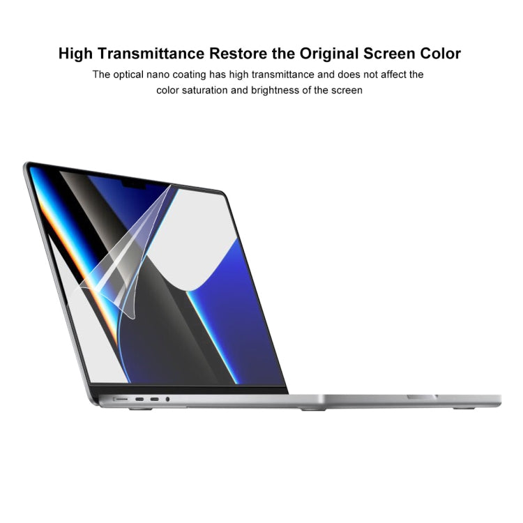Protection d'écran transparente HD PET pour ordinateur portable ENKAY, pour MacBook Pro 14,2 pouces A2442, pour MacBook Pro 16,2 pouces A2485/A2880 2023