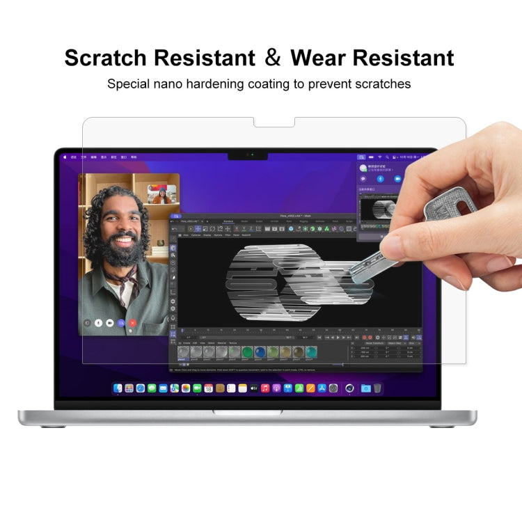 Protection d'écran transparente HD PET pour ordinateur portable ENKAY, pour MacBook Pro 14,2 pouces A2442, pour MacBook Pro 16,2 pouces A2485/A2880 2023