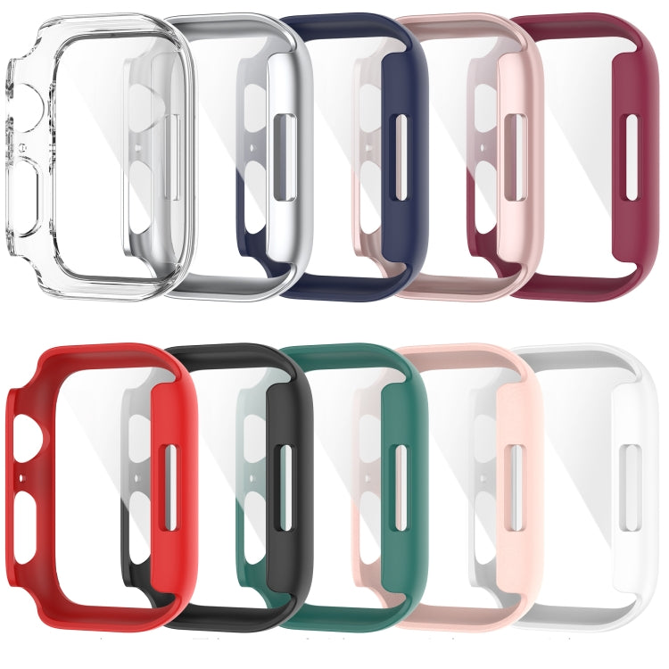 Shockproof PC Protective Case with Tempered Glass Film, For Apple Watch Series 8 / 7 45mm, For Apple Watch Series 9 / 8 / 7 41mm