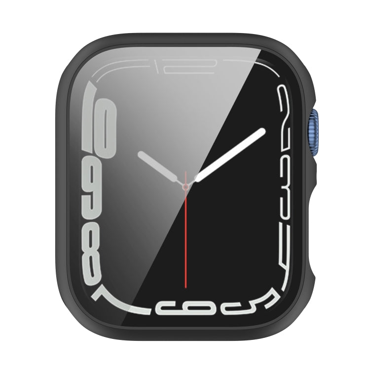 Shockproof PC Protective Case with Tempered Glass Film, For Apple Watch Series 8 / 7 45mm, For Apple Watch Series 9 / 8 / 7 41mm
