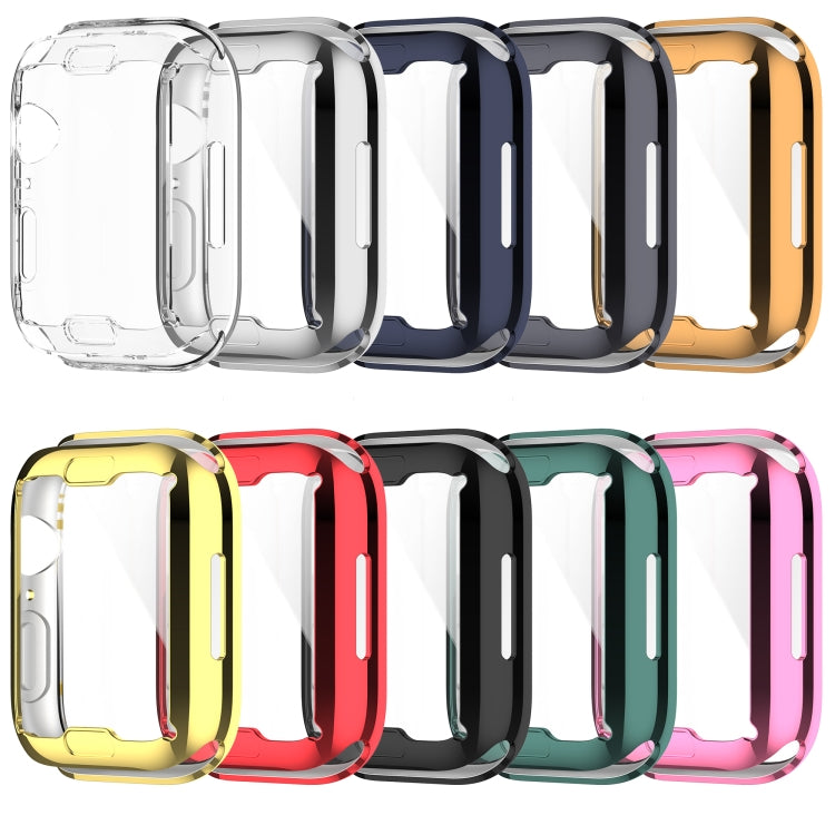 Shockproof TPU Full Protective Shell with Protective Film, For Apple Watch Series 9 / 8 / 7 45mm, For Apple Watch Series 9 / 8 / 7 41mm