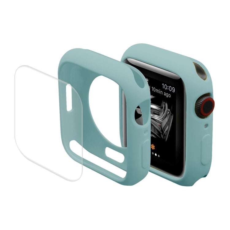 ENKAY Hat-Prince Protective TPU Watch Case + Full Coverage PET Screen Protector Film for Apple Watch Series 7 41mm