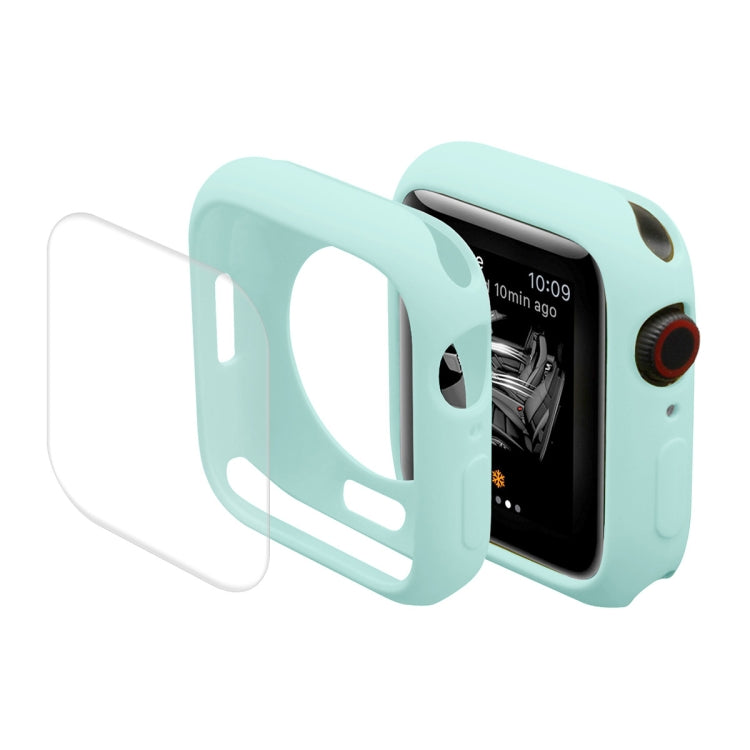 ENKAY Hat-Prince Protective TPU Watch Case + Full Coverage PET Screen Protector Film for Apple Watch Series 7 45mm