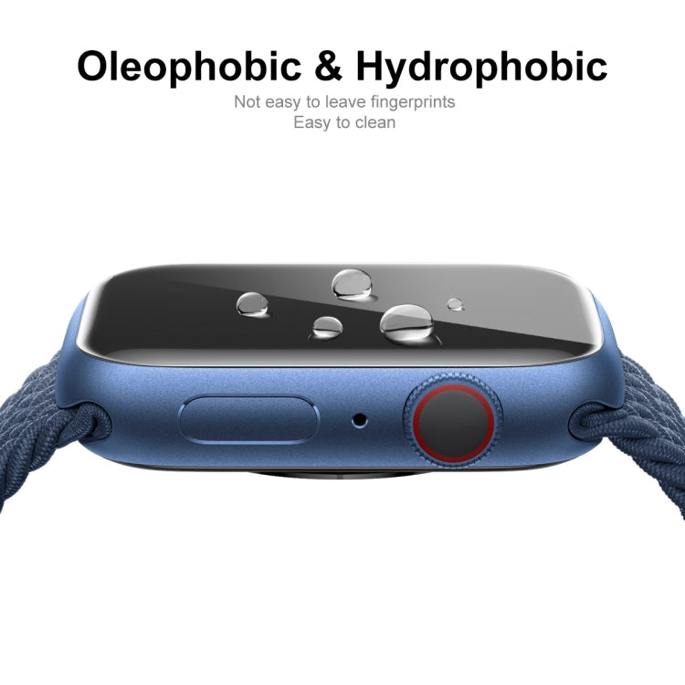 ENKAY Hat-Prince 3D Curved Edge Full Coverage Full Tempered Glass HD Screen Protector Film For Apple Watch Series 7 41mm, 1 PC, 2 PCS, 5 PCS, 10 PCS