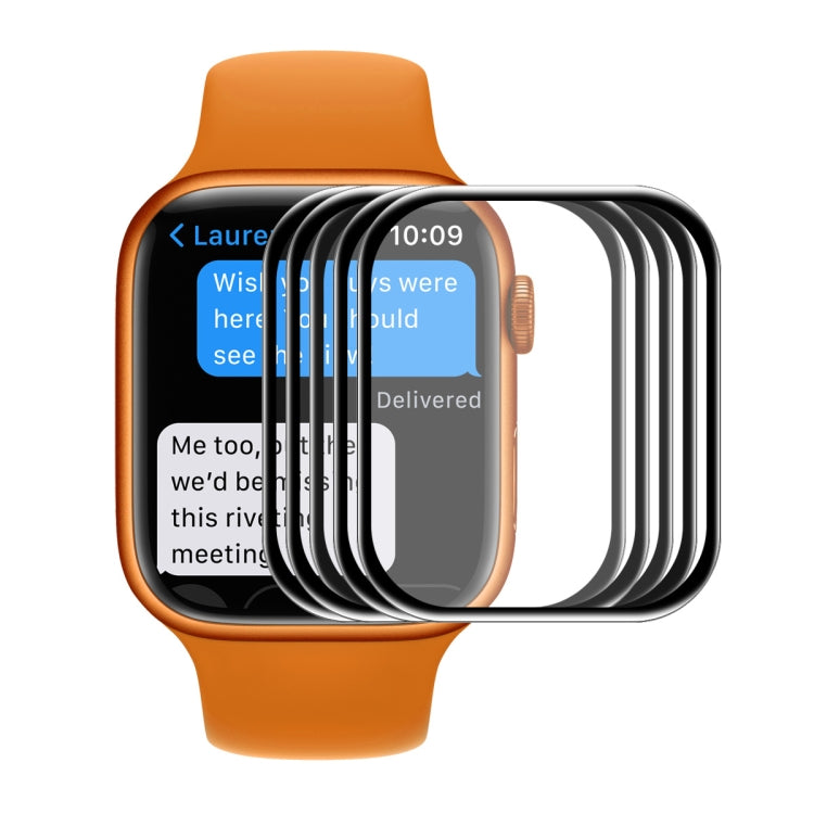 ENKAY Hat-Prince 3D Curved Edge Full Coverage Full Tempered Glass HD Screen Protector Film For Apple Watch Series 7 45mm, 1 PC, 2 PCS, 5 PCS, 10 PCS
