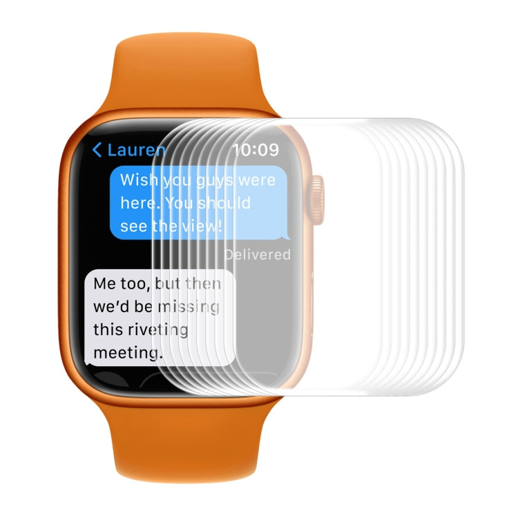 ENKAY Hat-Prince 3D Curved Edge Full Coverage Full Tempered Glass HD Screen Protector Film For Apple Watch Series 7 45mm, 1 PC, 2 PCS, 5 PCS, 10 PCS