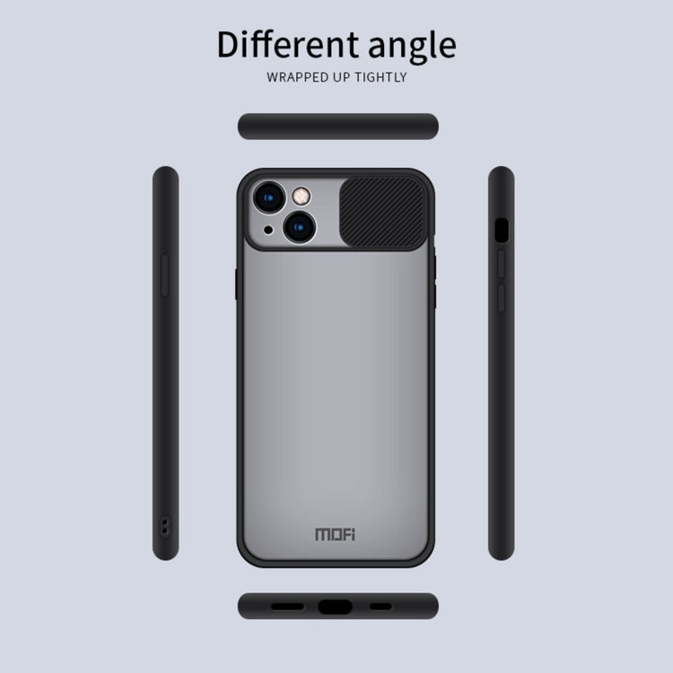 MOFI Translucent Frosted PC + TPU Phone Case, For iPhone 13, For iPhone 13 Pro