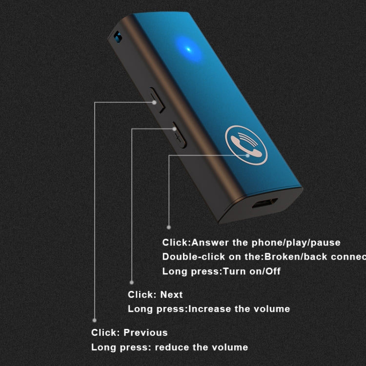 BT05 Bluetooth 5.0 Receiver AUX Audio Adapter For Car Hands-free