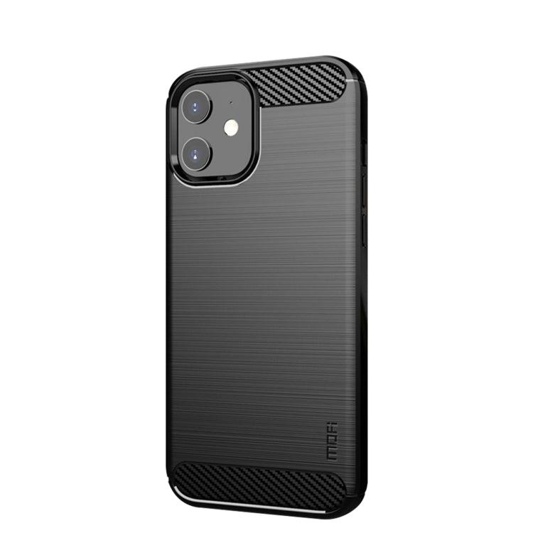MOF Gentleness Series Brushed Texture Carbon Fiber Soft TPU Case, For iPhone 12 mini, For iPhone 12 / 12 Pro, For iPhone 12 Pro Max, For iPhone?12 / 12 Pro