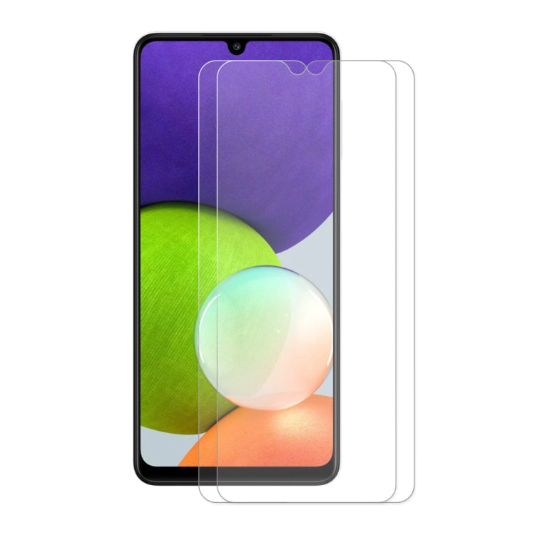 Lot de 2 films de protection d'écran en verre trempé ENKAY Hat-Prince 0,26 mm 9H 2,5D à bords incurvés pour Samsung Galaxy A32 4G (2 pièces)